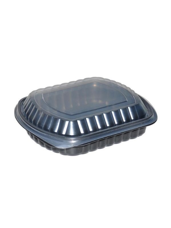  Bölmesiz Kapaklı Gıda Kabı (Sıcağa Dayanıklı)